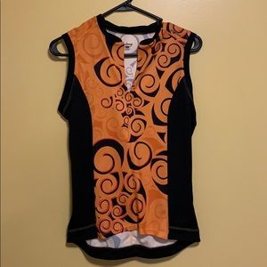 Women’s sleeveless cycling shirt